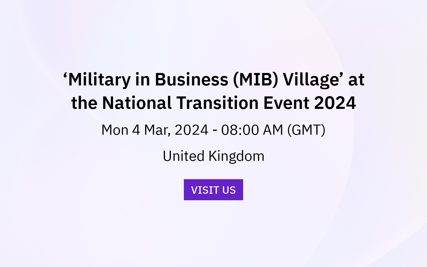 ‘Military in Business (MIB) Village’ at the National Transition Event 2024